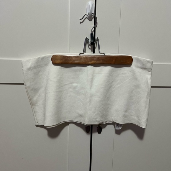 Zara cropped knit bandeau top - Picture 4 of 6